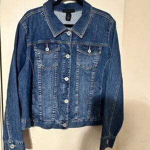 Lane Bryant Denim Blue Women's Jacket